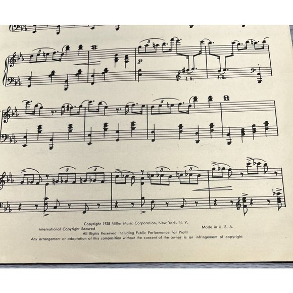 Kiddie Kapers Vintage Piano Sheet Music Miller Piano Solos Nat Shilkret 1928 - Picture 4 of 5
